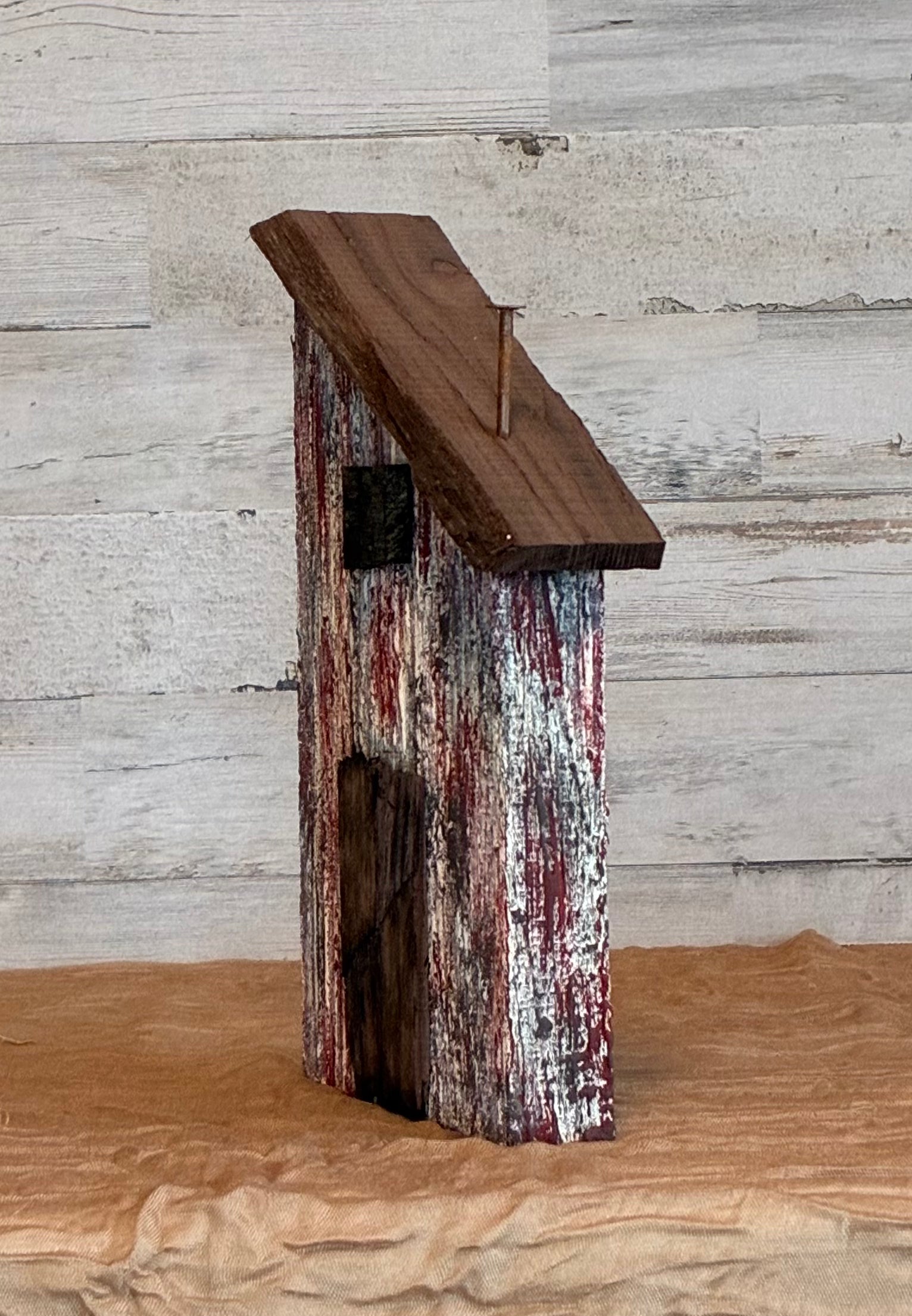 Rustic Barnwood Cabin Cottage – Joint Compound Texture, Extra Large