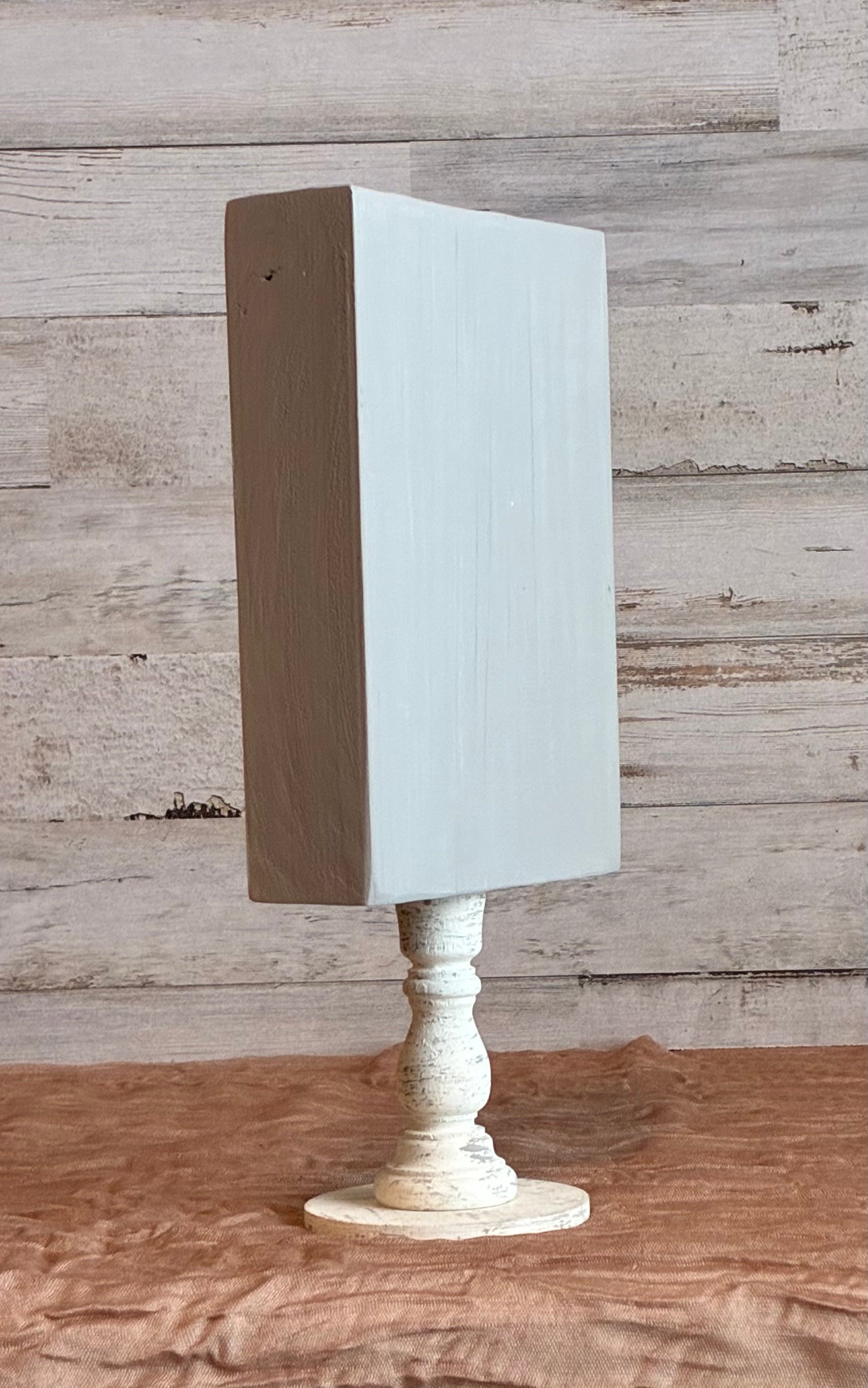 Rooster on a Post – Farmhouse Pedestal Shelf Sitter