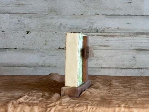 Floral Cross Wood Shelf Sitter – Cottagecore Faith Decor