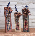 Americana Patriotic Wood Block Set of 3 – Rusty Bells & Corrugated Stars