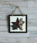 USA Triple Star Wall Hanging