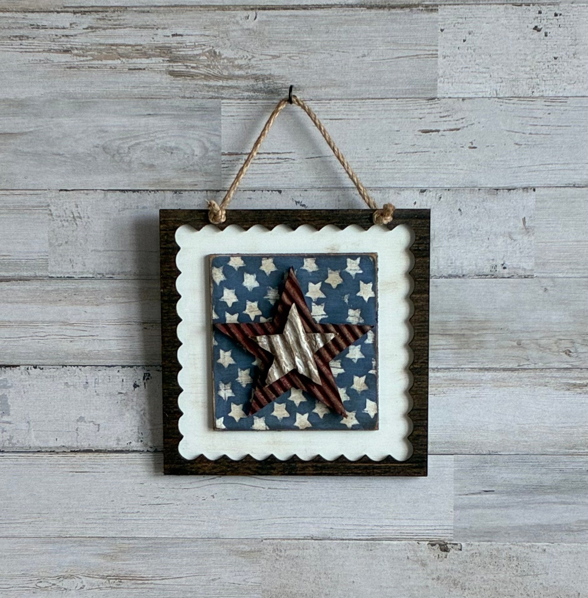 Patriotic Star Wall Hanging