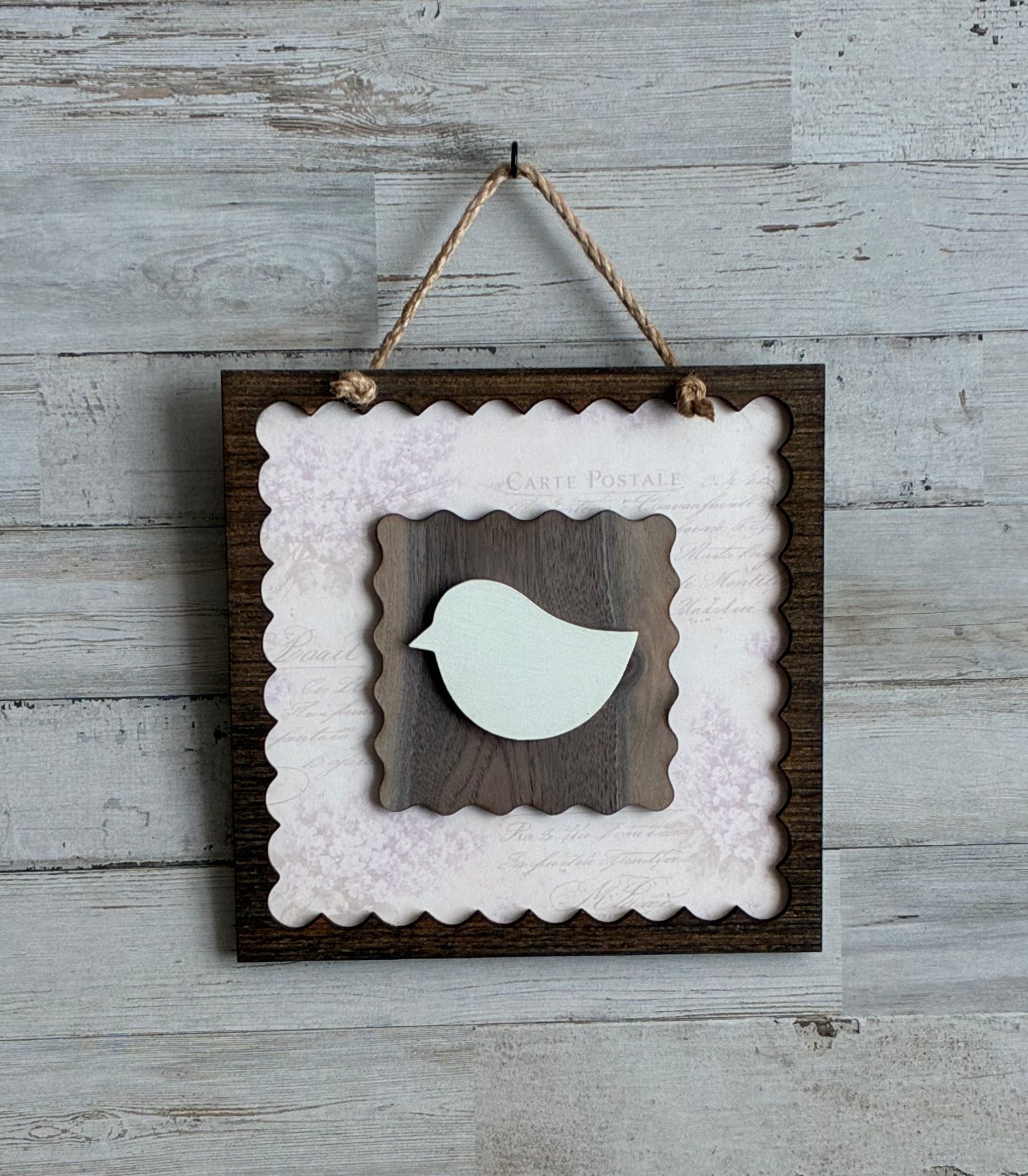 Layered Bird Wall Hanging | Carte Postale
