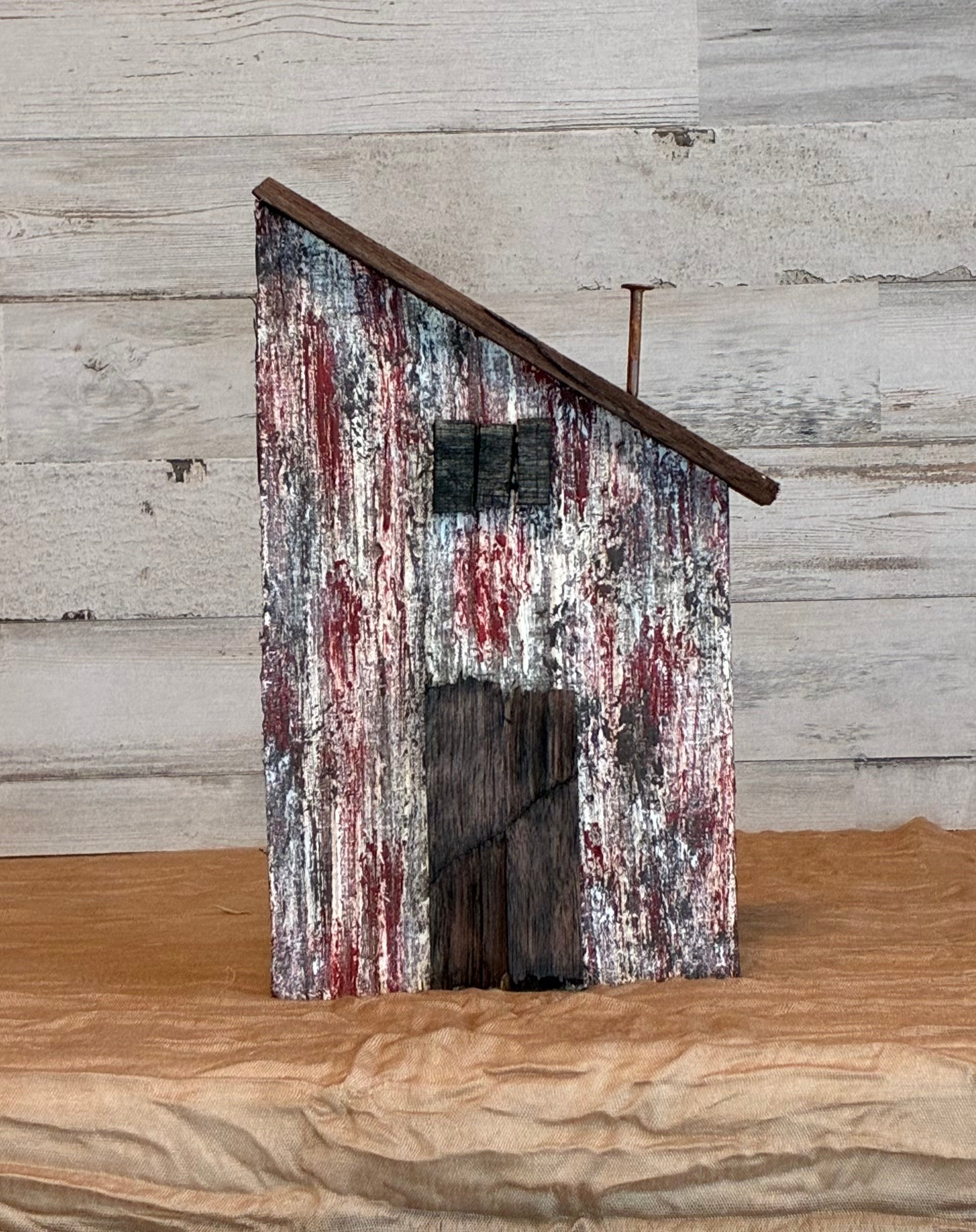 Rustic Barnwood Cabin Cottage – Joint Compound Texture, Extra Large
