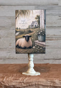Rest a While – Farmhouse Pedestal Shelf Sitter